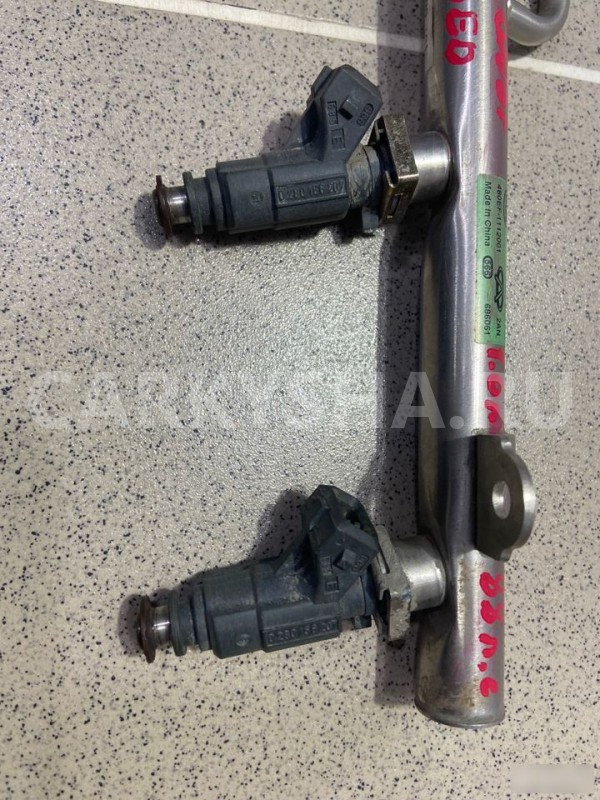 Рампа с форсунками Chery Amulet 2006 год Chery Amulet (A15) оригинальный номер 0280156207
