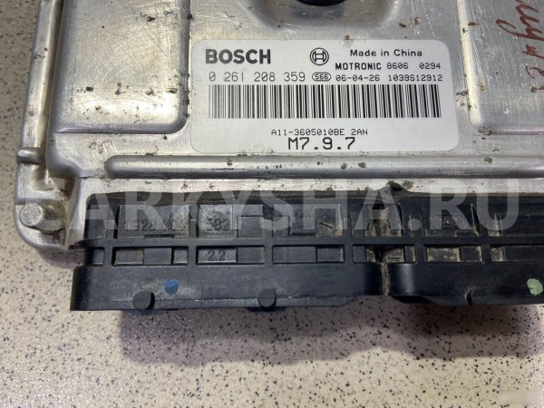 Блок управления двс Chery Amulet 2006 год Chery Amulet (A15) оригинальный номер 0261208359