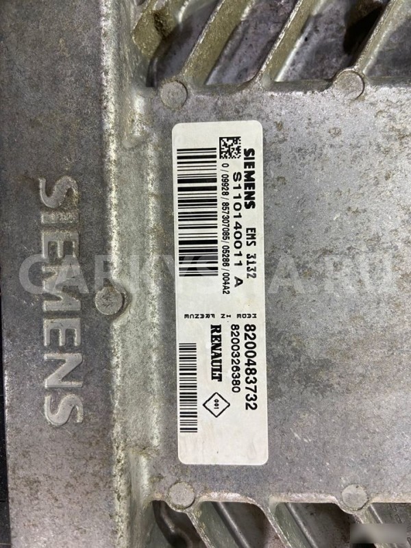 Блок управления двс (эбу) Renault Logan SR 2006 г Renault 20 оригинальный номер 8200483732