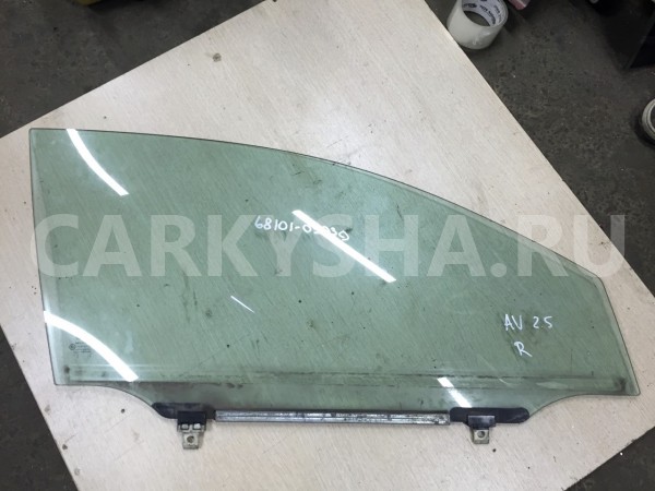 Стекло двери передней правой Toyota Avensis II Рестайлинг Седан оригинальный номер 68101-05030